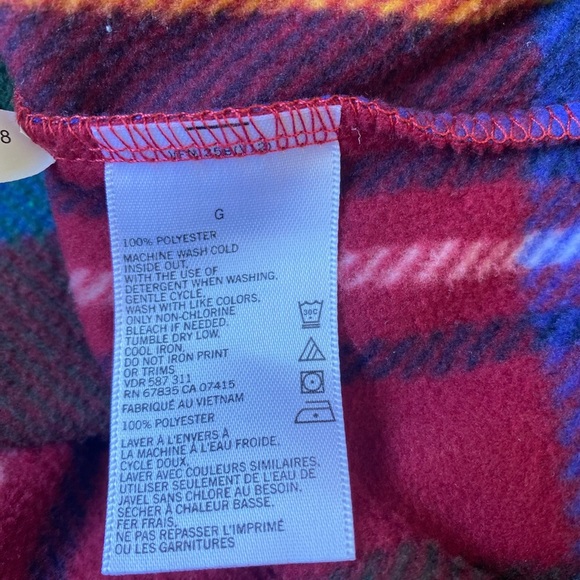 Nautica Men’s Plaid Sweatshirt Size L - Picture 3 of 7